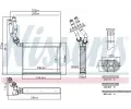 Vmnk tepla vnitnho vytpn NISSENS ‐ NIS 707299