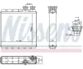 Vmnk tepla vnitnho vytpn NISSENS ‐ NIS 707302
