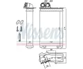 NISSENS Vmnk tepla vnitnho vytpn NIS 71152, 71152