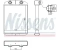 NISSENS Vmnk tepla vnitnho vytpn NIS 71458, 71458