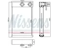 NISSENS Vmnk tepla vnitnho vytpn NIS 72669, 72669