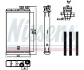NISSENS Vmnk tepla vnitnho vytpn NIS 727210, 727210