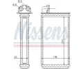 NISSENS Výměník tepla - vnitřní vytápění NIS 72981, 72981
