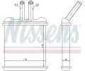 NISSENS Výměník tepla - vnitřní vytápění NIS 76502, 76502