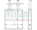 NISSENS Vmnk tepla vnitnho vytpn NIS 77604, 77604