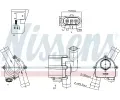 NISSENS Dopl�ovac� vodn� �erpadlo (okruh chladic� vody) NIS 831392, 831392