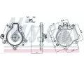 NISSENS Vodn erpadlo, chlazen motoru NIS 832147, 832147