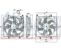 NISSENS Větrák chlazení motoru NIS 850039, 850039