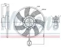 NISSENS Vtrk chlazen motoru NIS 850061, 850061