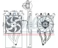Vtrk chlazen motoru NISSENS ‐ NIS 850066