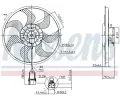 Vtrk chlazen motoru NISSENS ‐ NIS 850070