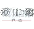 Vtrk chlazen motoru NISSENS ‐ NIS 850098