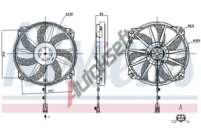 NISSENS V�tr�k chlazen� motoru NIS 850109, 850109