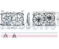 NISSENS V�tr�k chlazen� motoru NIS 850142, 850142