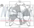 NISSENS Vtrk chlazen motoru NIS 85045, 85045