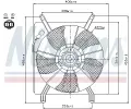 NISSENS Vtrk chlazen motoru NIS 85048, 85048