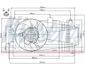 NISSENS Větrák chlazení motoru NIS 85052, 85052