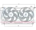 NISSENS Vtrk chlazen motoru NIS 85083, 85083