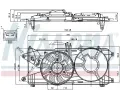 NISSENS Vtrk chlazen motoru NIS 85131, 85131