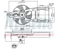 NISSENS Vtrk chlazen motoru NIS 85139, 85139