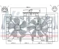 NISSENS Vtrk chlazen motoru NIS 85221, 85221