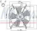 NISSENS Vtrk chlazen motoru NIS 85241, 85241