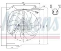 NISSENS Vtrk chlazen motoru NIS 85242, 85242