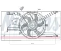 NISSENS Vtrk chlazen motoru NIS 85243, 85243