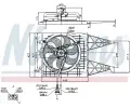 NISSENS Vtrk chlazen motoru NIS 85249, 85249
