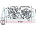 NISSENS Vtrk chlazen motoru NIS 85250, 85250