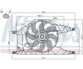 NISSENS Vtrk chlazen motoru NIS 85258, 85258