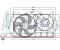 NISSENS Vtrk chlazen motoru NIS 85262, 85262