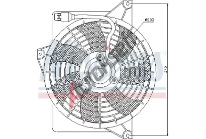 NISSENS Vtrk chlazen motoru NIS 85371, 85371