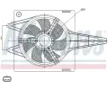 Vtrk chlazen motoru NISSENS ‐ NIS 85427