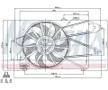 NISSENS Vtrk chlazen motoru NIS 85482, 85482