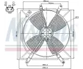 NISSENS Větrák chlazení motoru NIS 85533, 85533