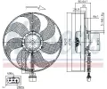 NISSENS Vtrk chlazen motoru NIS 85544, 85544