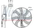NISSENS Vtrk chlazen motoru NIS 85549, 85549