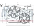 NISSENS Vtrk chlazen motoru NIS 85610, 85610