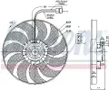 NISSENS Vtrk chlazen motoru NIS 85676, 85676