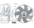 NISSENS Vtrk chlazen motoru NIS 85698, 85698