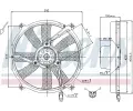 NISSENS Vtrk chlazen motoru NIS 85701, 85701
