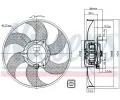 NISSENS Vtrk chlazen motoru NIS 85705, 85705