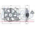 NISSENS Vtrk chlazen motoru NIS 85708, 85708
