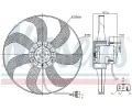 NISSENS Vtrk chlazen motoru NIS 85725, 85725