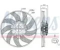 NISSENS Vtrk chlazen motoru NIS 85727, 85727