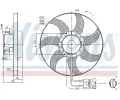 NISSENS Vtrk chlazen motoru NIS 85749, 85749