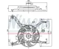 NISSENS Vtrk chlazen motoru NIS 85751, 85751