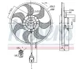 NISSENS Vtrk chlazen motoru NIS 85777, 85777