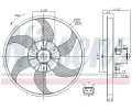 NISSENS Vtrk chlazen motoru NIS 85782, 85782